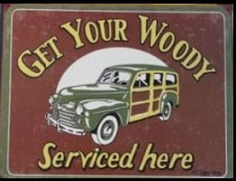 Vintage Car Signs